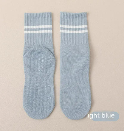 Mid-Calf Anti-Odor Non-Slip Silicone Indoor Socks