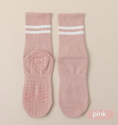 Mid-Calf Anti-Odor Non-Slip Silicone Indoor Socks