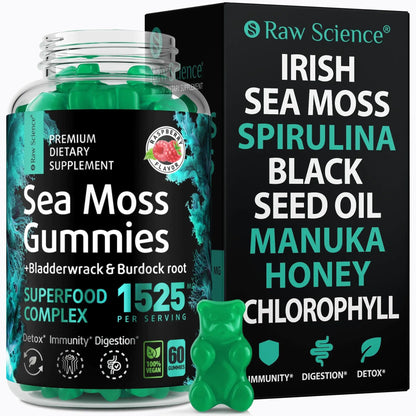 Irish Sea Moss Gummies Detox & Thyroid Support